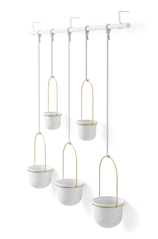 Umbra zestaw doniczek ściennych (5-pack) biały 1018086.524