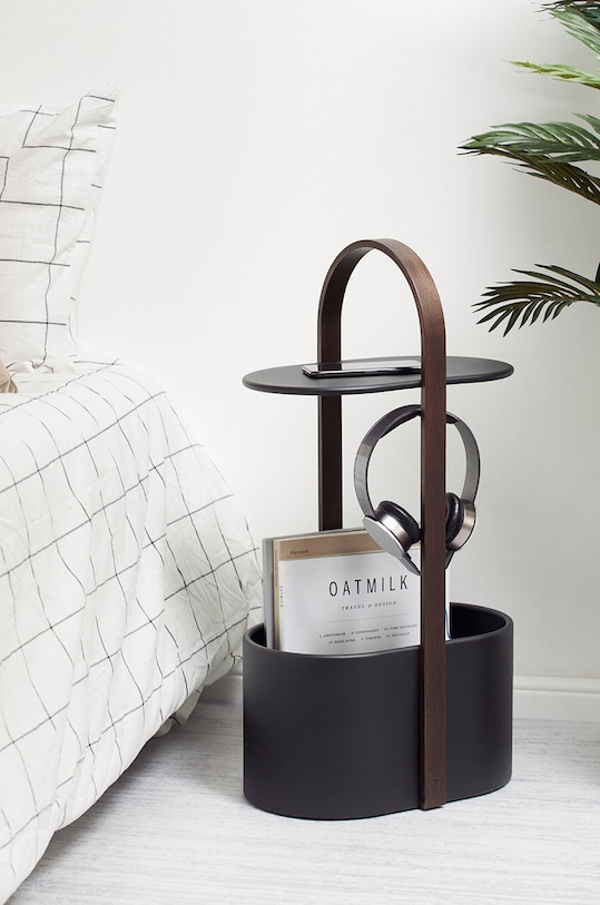 Umbra Стол с подставкой для газет коричневый 1013760.048