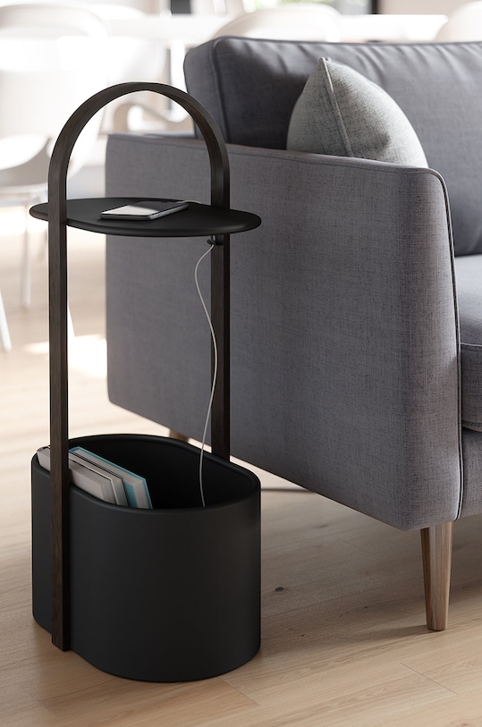 Umbra Стол с подставкой для газет 1013760.048 коричневый