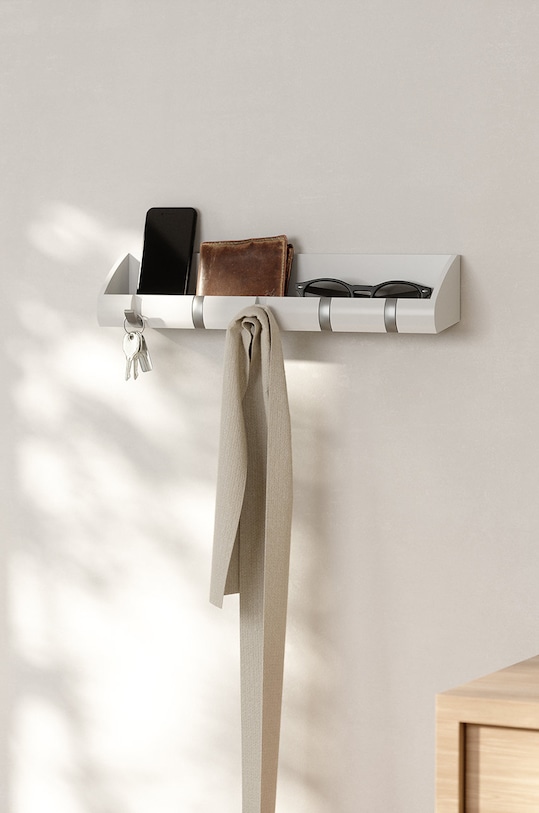 Umbra wieszak ścienny z półką 1017568.660 biały