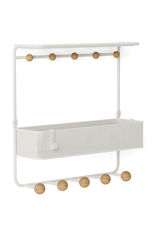 Вітальня та спальня Umbra Настінна вішалка з поличкою 1018030.660 білий