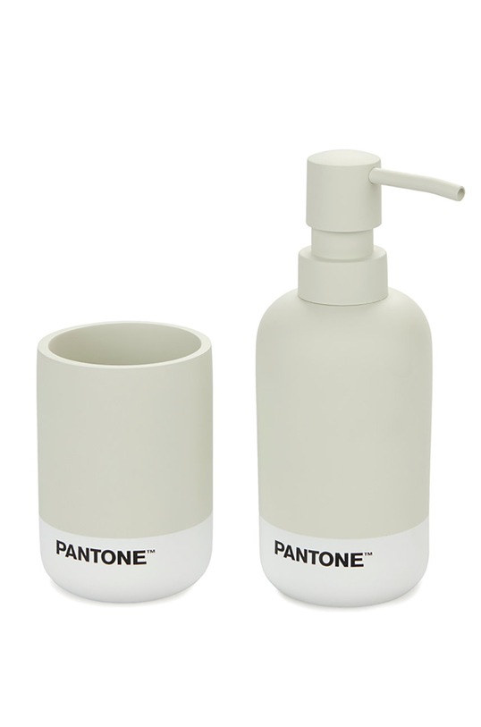 Balvi dozownik do mydła i pojemnik na szczoteczki szary 27389