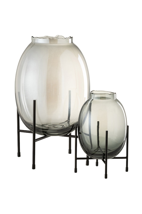 J-Line Διακοσμητικό βάζο 18626 μαύρο AA00