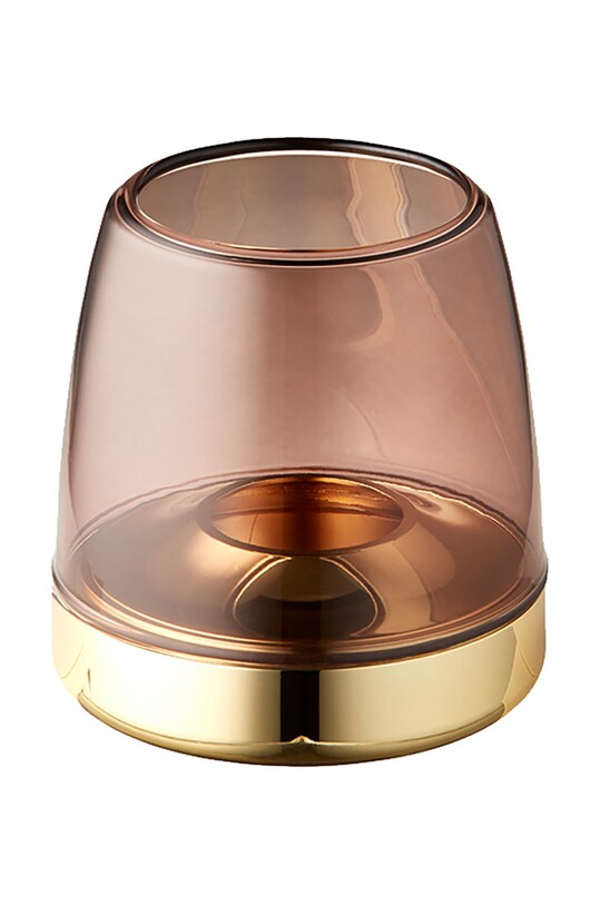 Kooduu świecznik dekoracyjny żółty GL10GLD