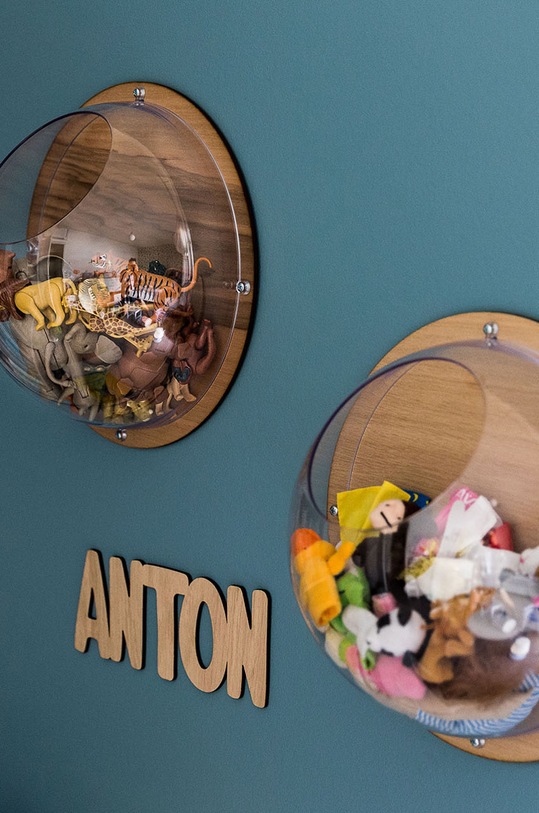 Koziol organizator de perete maro 7021535