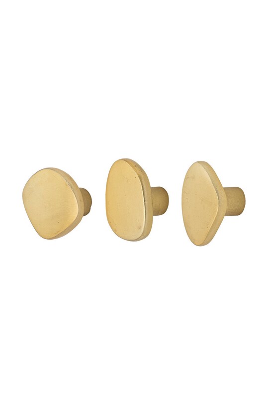 Bloomingville zestaw wieszaków ściennych (3-pack) żółty 82052944