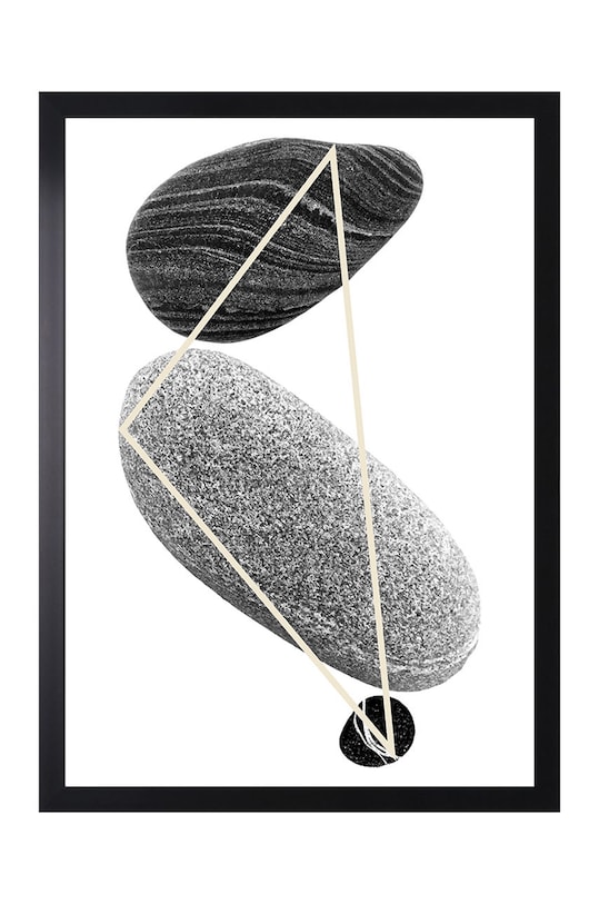 Plakat w ramie biały AN0003