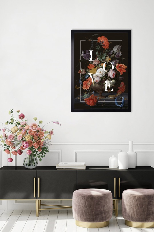 zarámovaný plakát AN0011 černá AA00