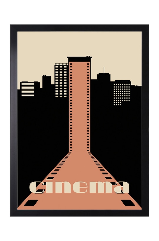 afiș înrămat negru AN0013