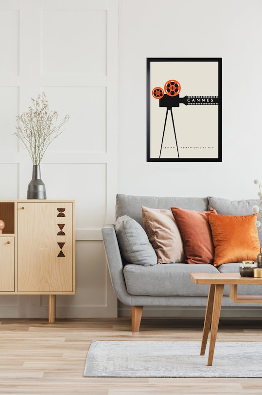 Плакат у рамі AN0014 білий AA00