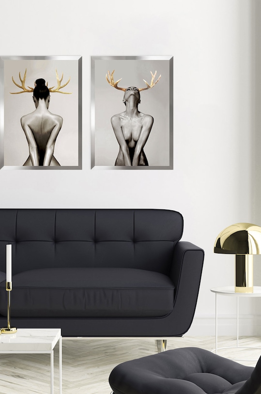 uokvirjen plakat AN0020 rumena AA00