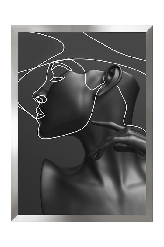 afiș înrămat negru AN0021