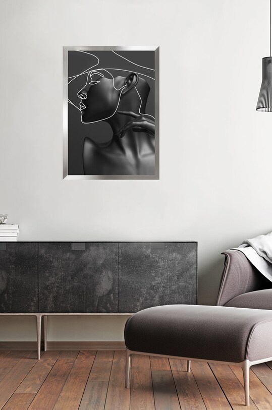 afiș înrămat AN0021 negru AA00