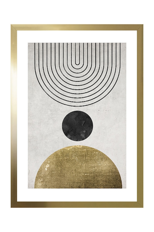 afiș înrămat galben AN0026