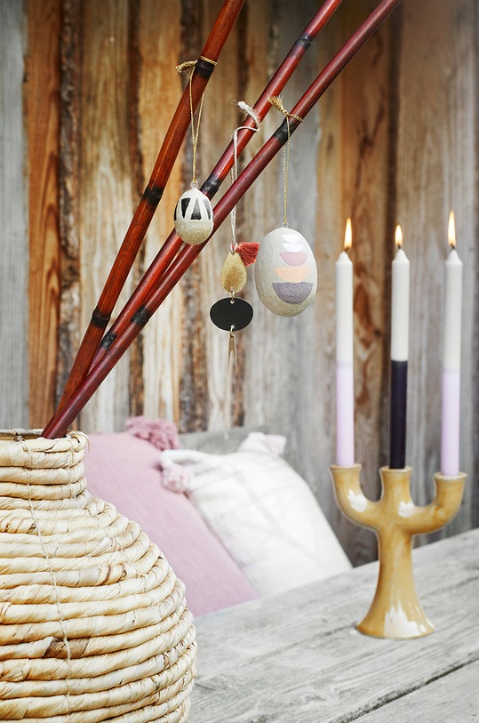 Madam Stoltz dekoracje ścienne (3-pack) 28231.3234 beżowy AA00