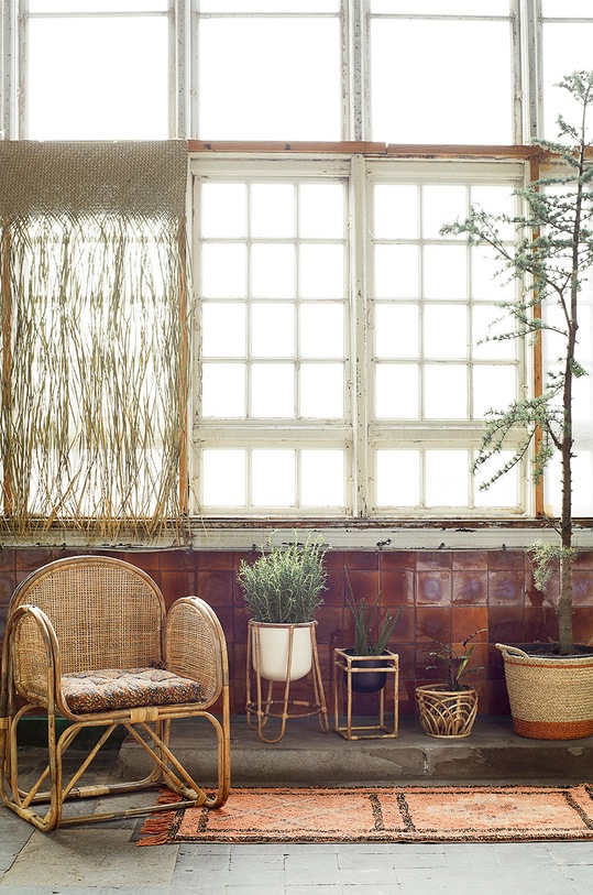 Obývací pokoj a ložnice Obal na květináč Madam Stoltz 27646 béžová