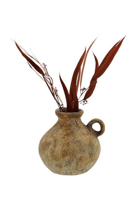 Madam Stoltz wazon dekoracyjny HY191006.08A beżowy AA00