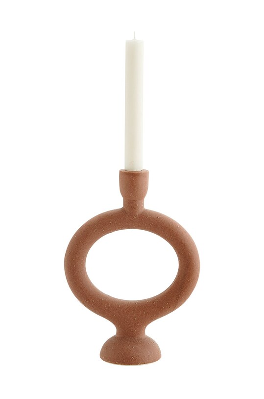 Madam Stoltz Декоративный подсвечник HY19308.28.B оранжевый AA00