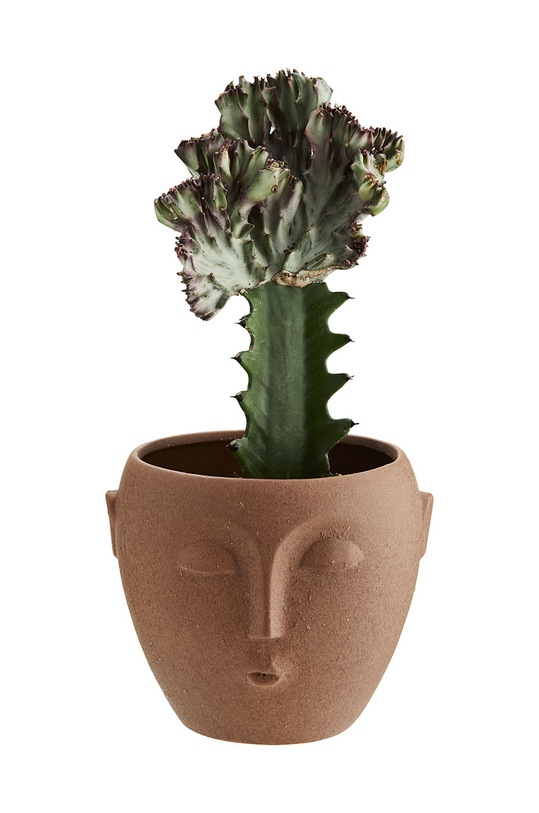 Madam Stoltz doniczka HY14827.14 pomarańczowy AA00