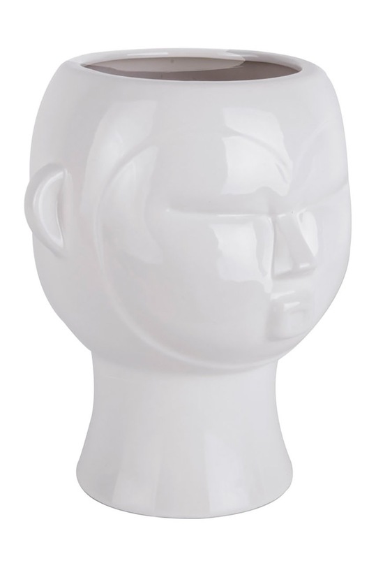 Salon i sypialnia Present Time doniczka PT3552WH biały