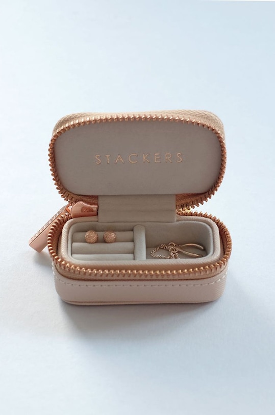Stackers cutie de voiaj pentru bijuterii 75340 roz