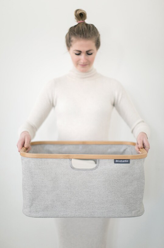 Brabantia coș de rufe 40 L gri 118180
