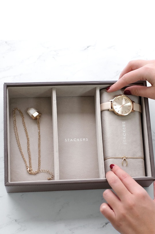 Salon i sypialnia Stackers poduszka na zegarki 73139 szary