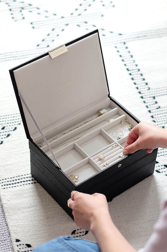 Salon i sypialnia Stackers organizer na biżuterię 75465 czarny