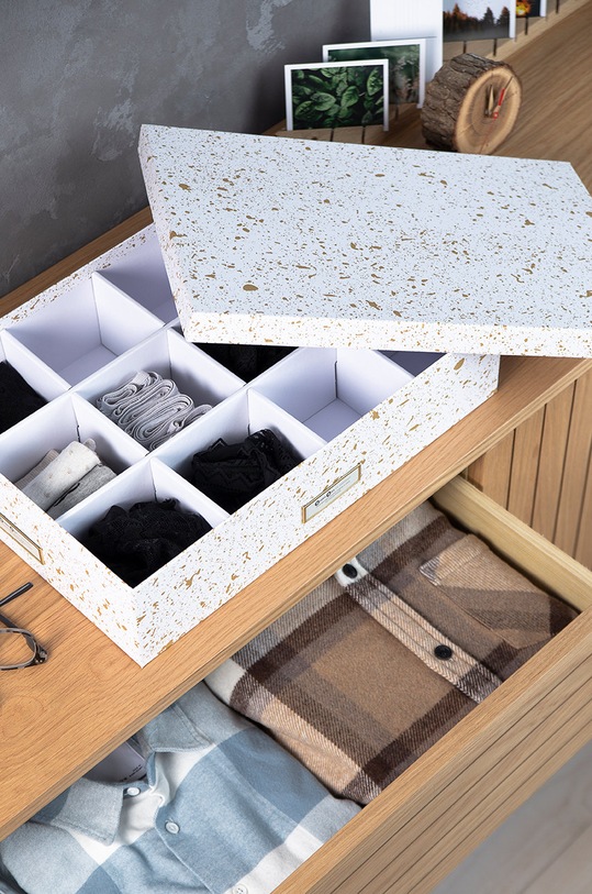 Bigso Box of Sweden Úložný box Jakob 634187762 žltá