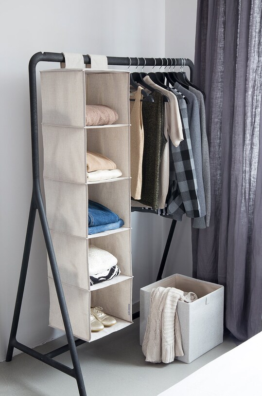 Bigso Box of Sweden organizér do šatní skříně béžová 6939S0201