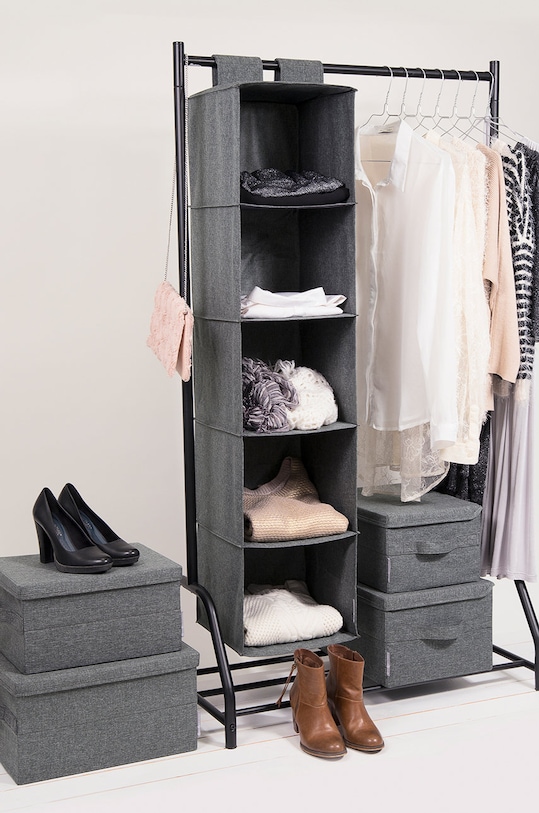 Σαλόνι και υπνοδωμάτιο Bigso Box of Sweden οργανωτής ντουλάπας 6939S0101 γκρί