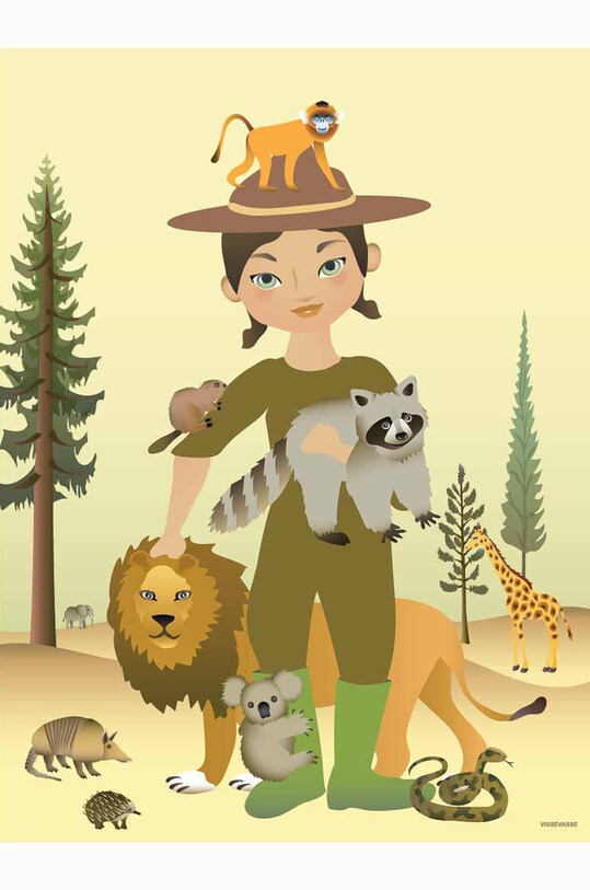 Vissevasse Plakát The Zookeeper 30x40 cm vícebarevná F.2021.005.M