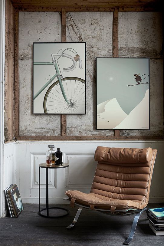 Гостиная и спальня Vissevasse Плакат Racing Bicycle 30x40 cm F.2015.002.M мультиколор