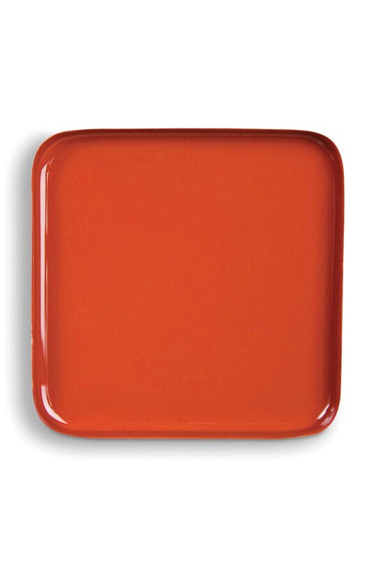 &k amsterdam Farfurie decorativa Square Red rosu 2163.07