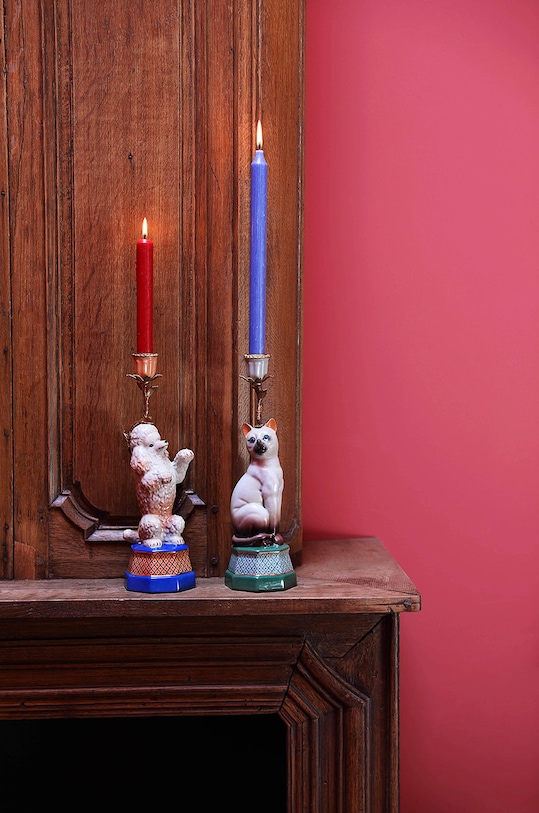 &k amsterdam Ukrasni svijećnjak Siamese 2740.09 šarena AA00