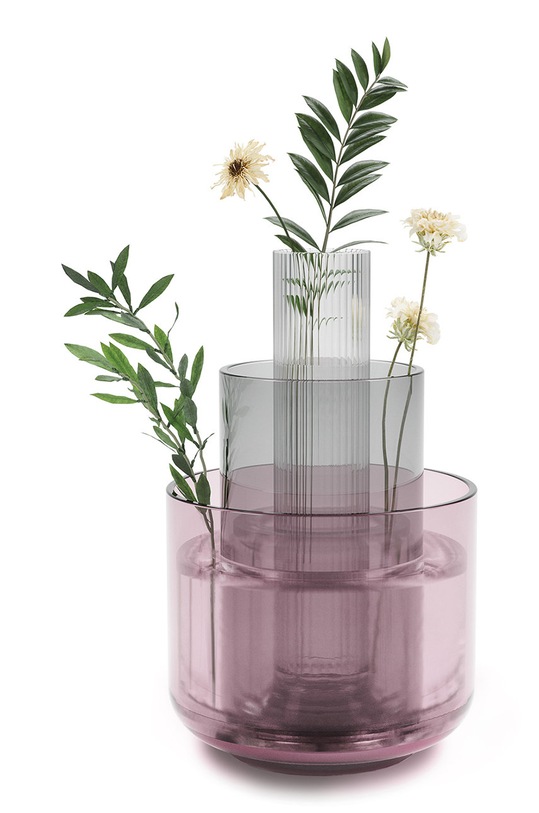 Umbra zestaw wazonów dekoracyjnych Layla (3-pack) 1017035.022 multicolor AA00