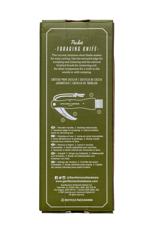 Лайфстайл Gentelmen's Hardware Садовий ніж Foraging Knife GEN657UK барвистий
