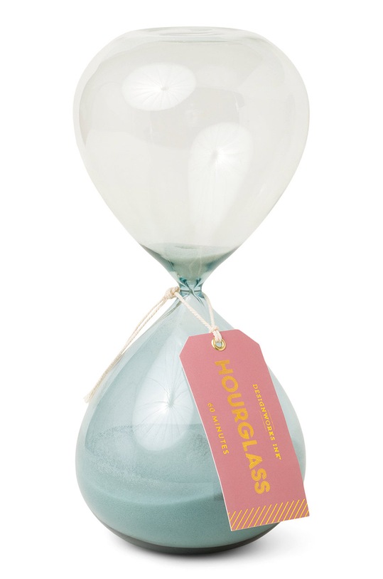 Designworks Ink clepsidra de birou albastru DHGL60.2023EU