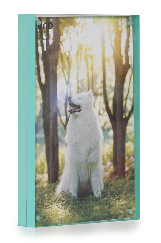 Lund London ramka na zdjęcia Skittle 10 x 15 cm turkusowy 7216.