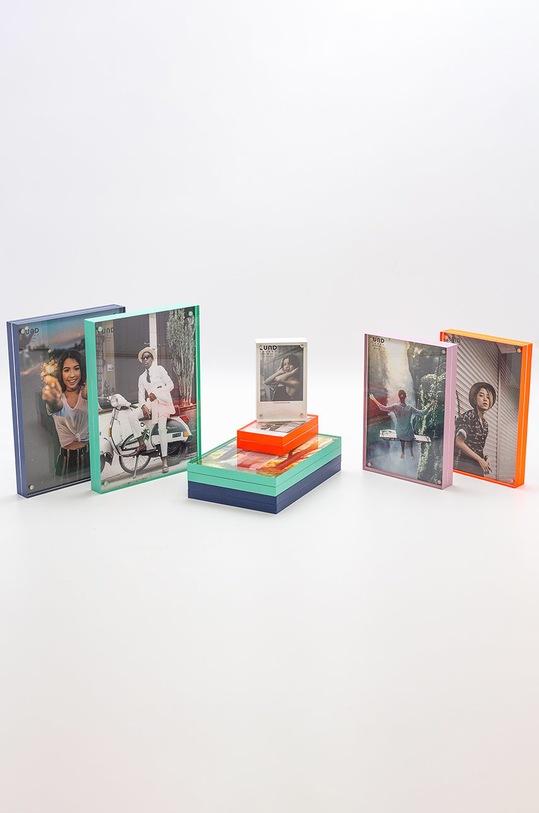 Salon i sypialnia Lund London ramka na zdjęcia Skittle 13 x 18 cm 7221 turkusowy