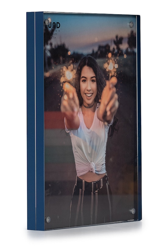 Lund London ramka na zdjęcia Skittle 13 x 18 cm niebieski 7223