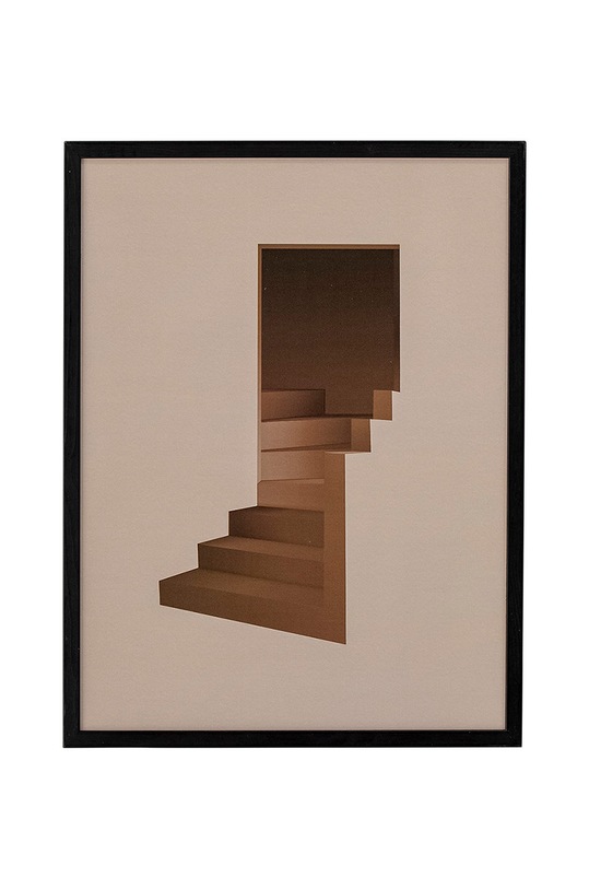 Bloomingville plakat w ramie Andrey czarny 82054011