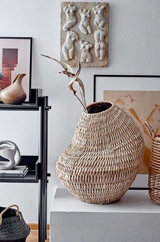 Bloomingville plakat w ramie Andrey 82054011 czarny AA00