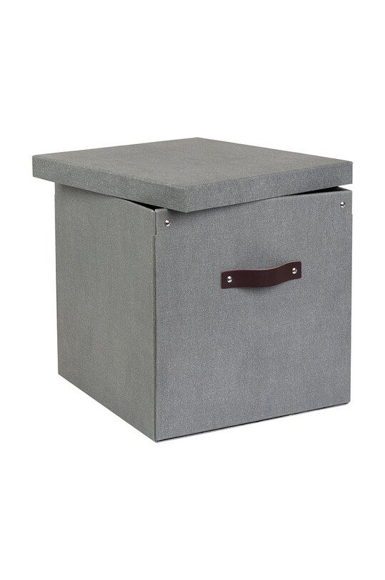 Living și dormitor Bigso Box of Sweden cutie de depozitare Logan 9901C6449LEA648 gri