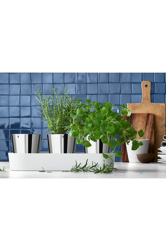 WMF sada květináčů na bylinky s podšálkem Gourmet (3-pack) 641306040