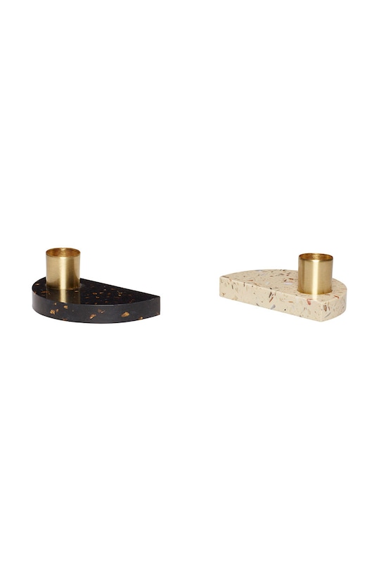 Hübsch Набір свічників (2-pack) чорний 990920