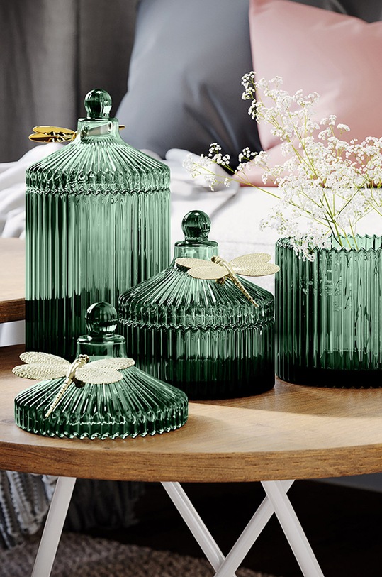 Вітальня та спальня Контейнер для прикрас 4251838548745 зелений