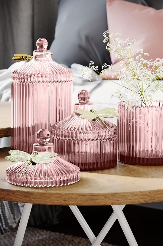 Salon i sypialnia Pojemnik na biżuterię 4251838548721 różowy