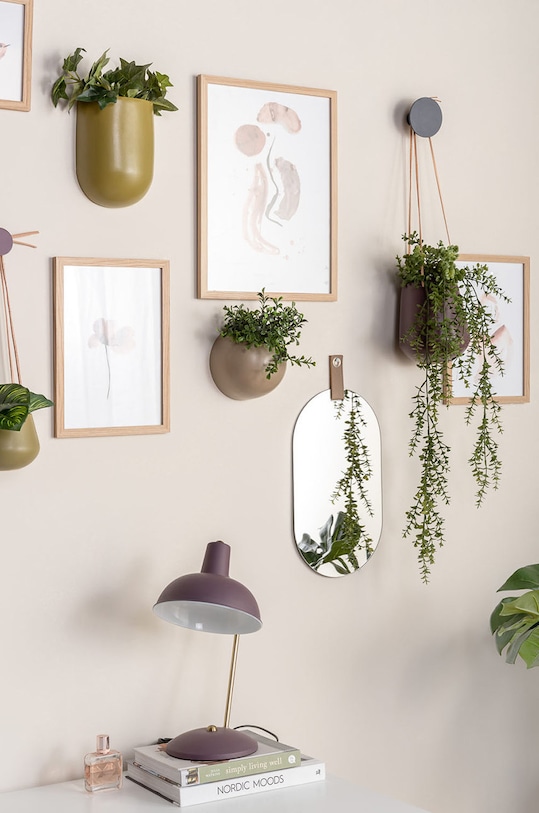 Present Time doniczka ścienna PT3383OG zielony