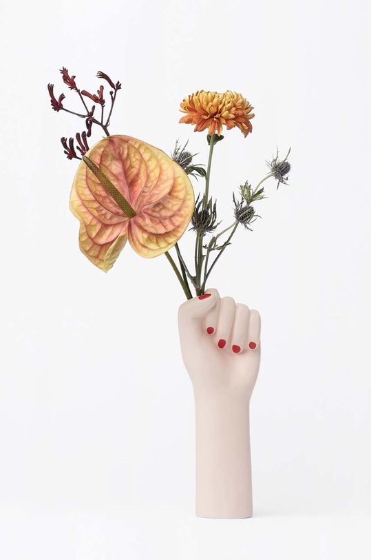 Salon i sypialnia DOIY wazon dekoracyjny DYVASGISW biały